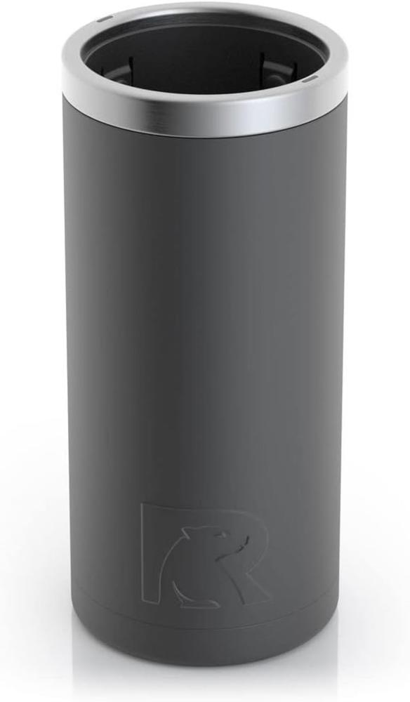 12oz Slim Can Cooler - Charcoal
