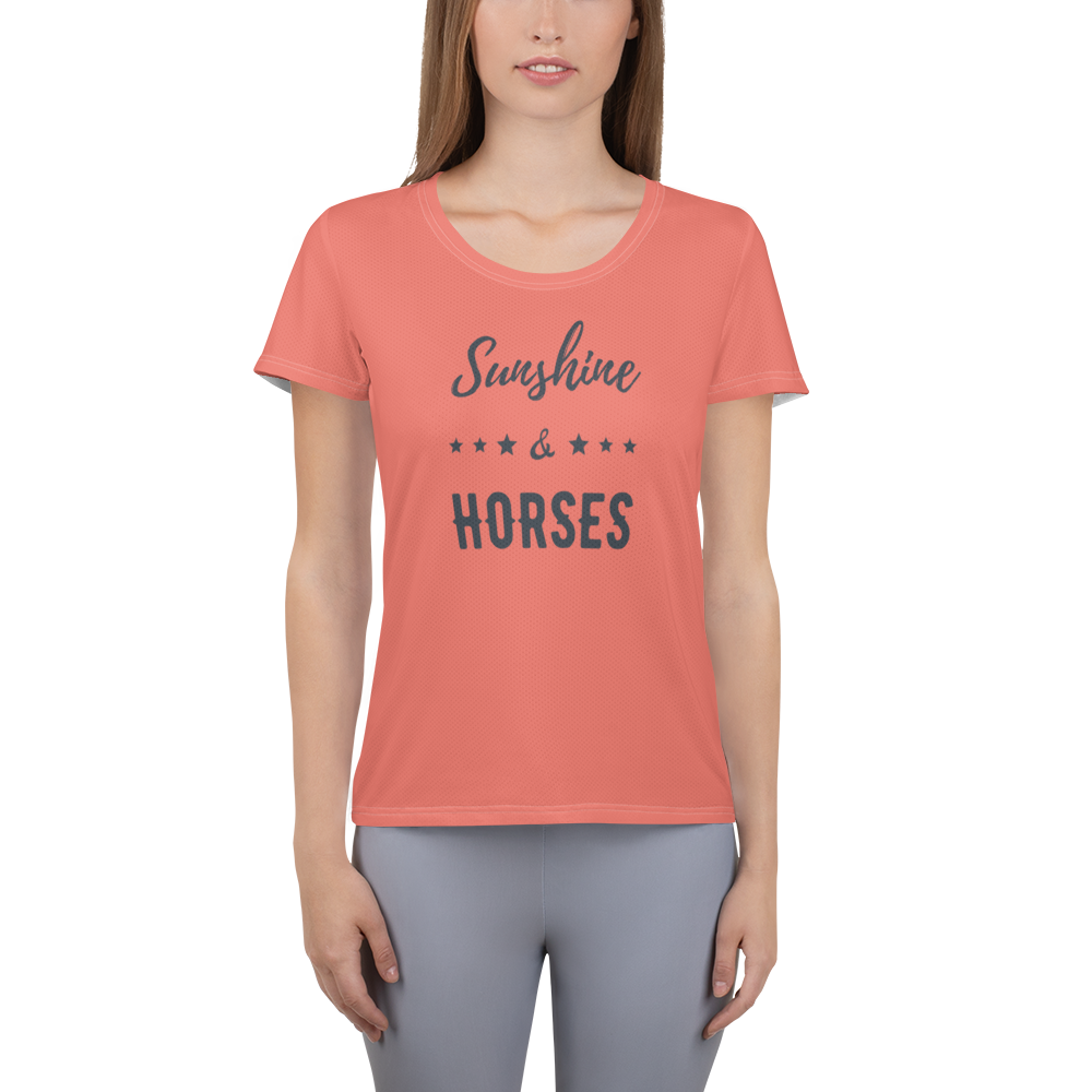 Sunshine & Horses Performance Tee