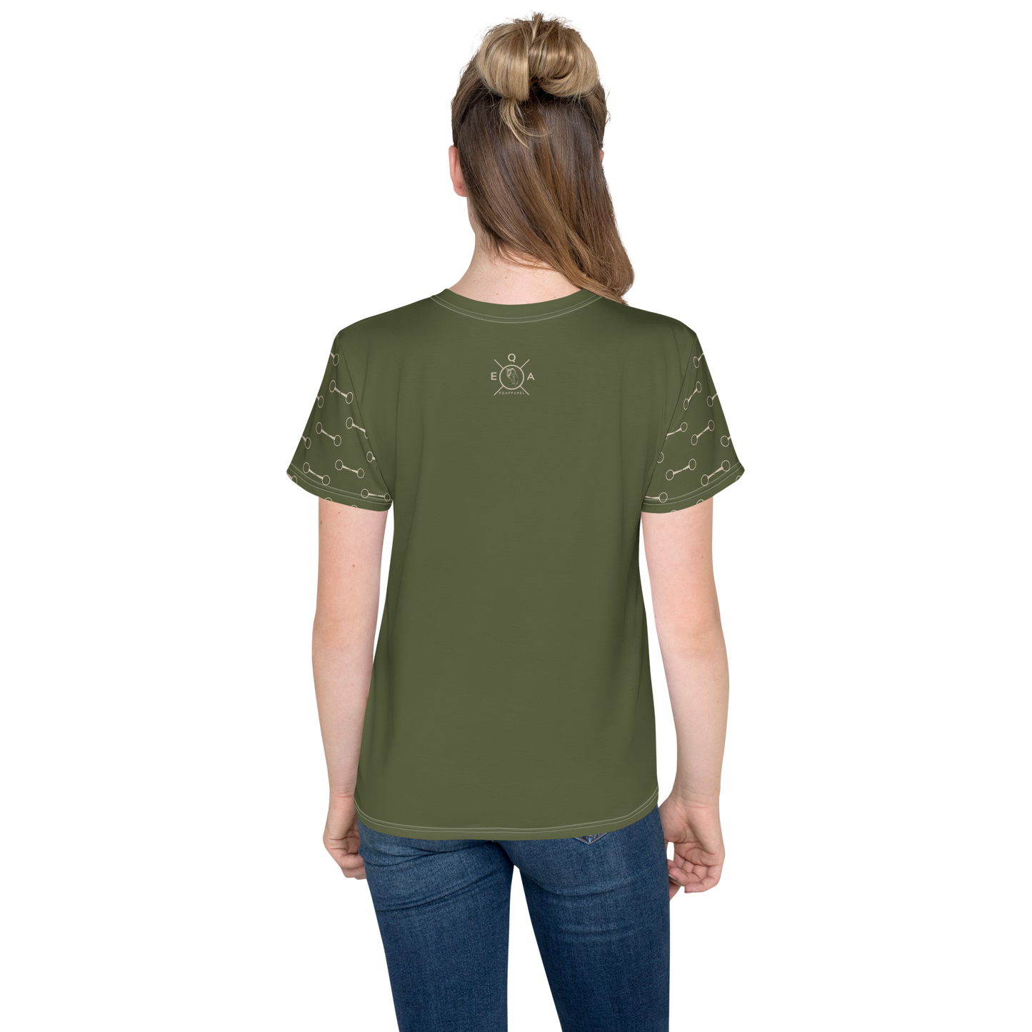 Youth Equestrian Snaffle Print Tee