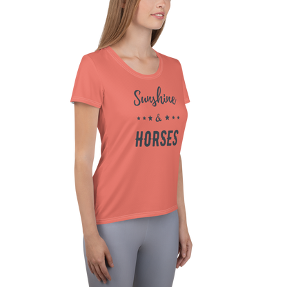 Sunshine & Horses Performance Tee